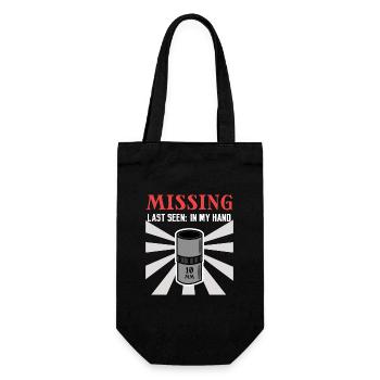 Humorous Statement Tool Mechanic Car - Gift Bag for Bottles - black - Front