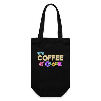 Coffee lovers Caffeine Coffee Cool Statement - Gift Bag for Bottles - black - Front