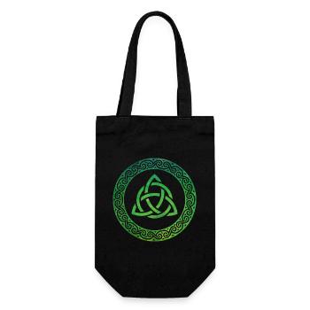 Celtic Knot - Geschenkbeutel für Flaschen - Schwarz - Vorne
