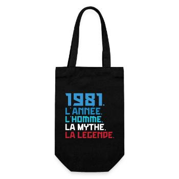 1981 L'année L'homme La Mythe La Légende - Sac à bouteille - noir - Devant