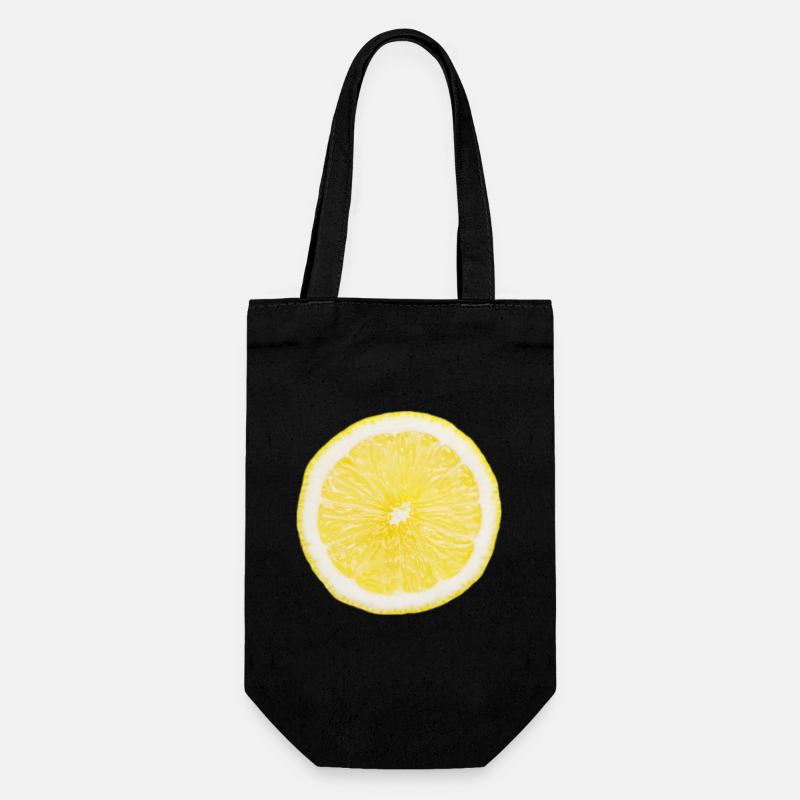 Demi-citron - Sac à bouteille - noir