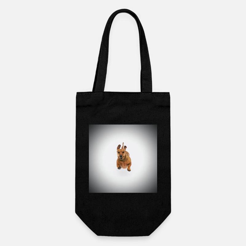 Teckel brun - Sac à bouteille - noir