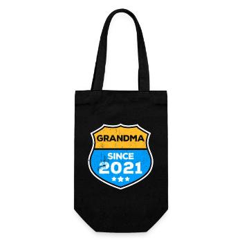 Grandmother Grandma Statement Pensioner Grandma - Gift Bag for Bottles - black - Front