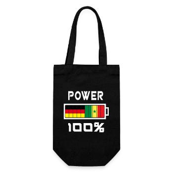 Allemagne et Sénégal Power 100% - Sac à bouteille - noir - Devant