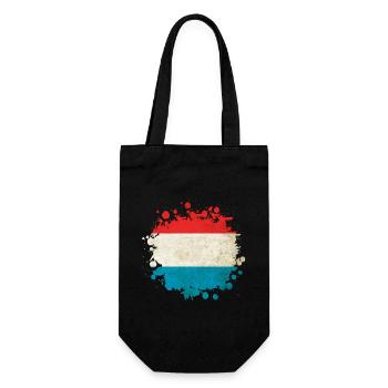 Blob drapeaux Luxembourg - Sac à bouteille - noir - Devant