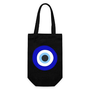 Eye - Gift Bag for Bottles - black - Front