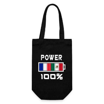 Le Mexique et la France alimentent 100% - Sac à bouteille - noir - Devant
