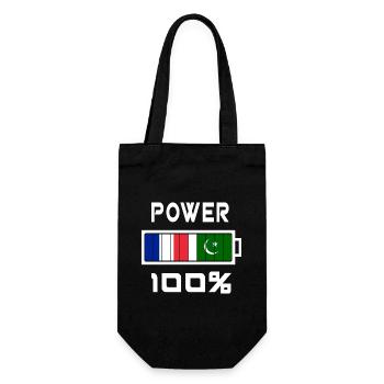 Pakistan and France are in power - Gift Bag for Bottles - black - Front