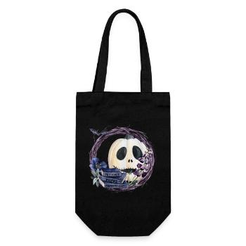 Citrouille d’Halloween - Sac à bouteille - noir - Devant