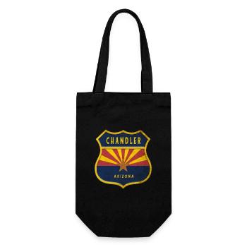 Motif du drapeau de l'Arizona de Chandler - Sac à bouteille - noir - Devant