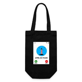 Appel de phare - Sac à bouteille - noir - Devant