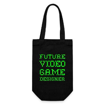 Future Video Game Designer Informatiker Computer - Geschenkbeutel für Flaschen - Schwarz - Vorne