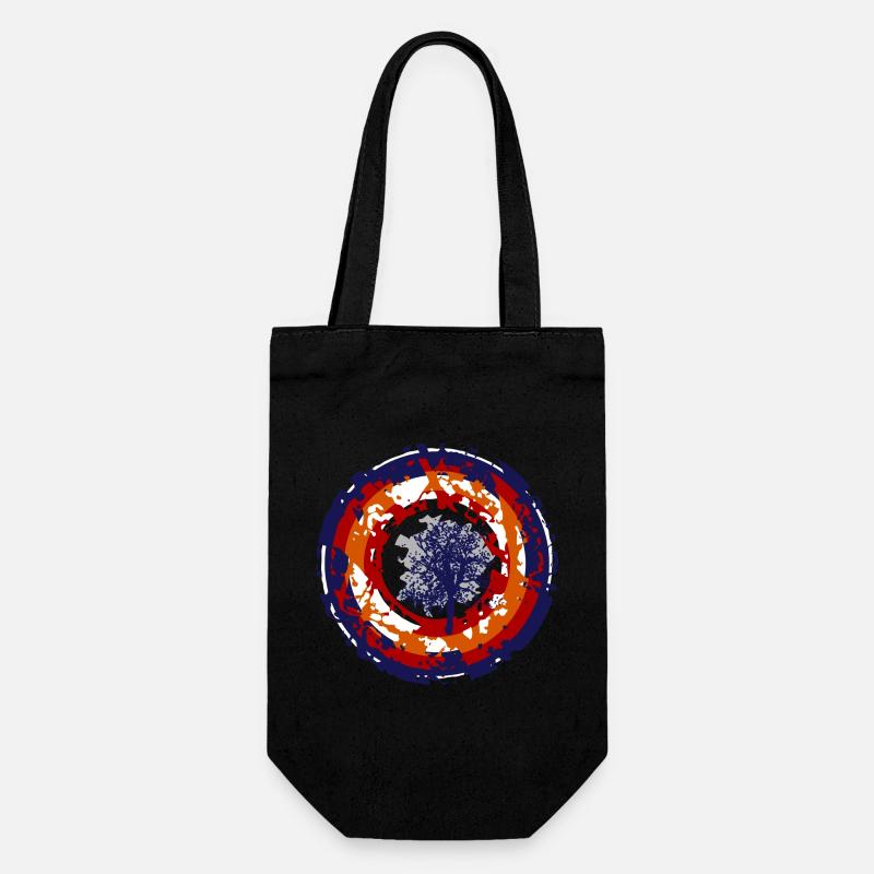 crazy bullseye - Geschenkbeutel für Flaschen - Schwarz