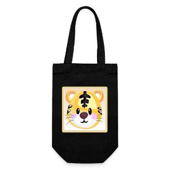 TIGER BABY KINDERGARTENKIND - Geschenkbeutel für Flaschen - Schwarz - Vorne