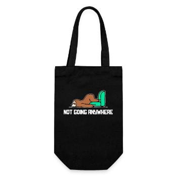 Paresseux Déclaration Animal Fatigué Sommeil Jungle - Sac à bouteille - noir - Devant