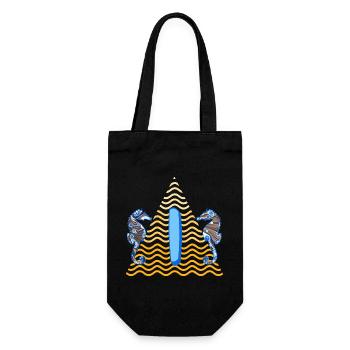Seahorse E 262 I - Gift Bag for Bottles - black - Front
