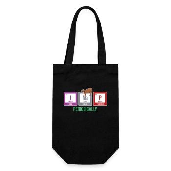 Sleeping Sloth Animal Statement Mammal - Gift Bag for Bottles - black - Front