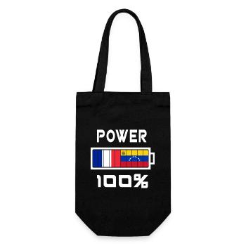 Venezuela et France Power 100 % - Sac à bouteille - noir - Devant