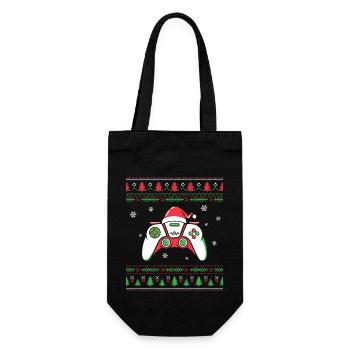 Cadeaux de Noël Noël - Sac à bouteille - noir - Devant