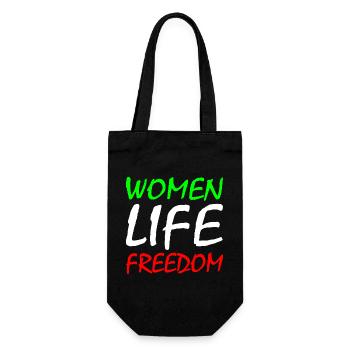 Women life freedom iran - Gift Bag for Bottles - black - Front