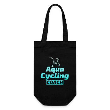 Aqua Cycling Swimming Pool Fitness Training Coach - Gift Bag for Bottles - black - Front