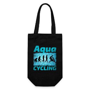 Aqua Cycling Schwimmbad Fitness Evolution - Geschenkbeutel für Flaschen - Schwarz - Vorne