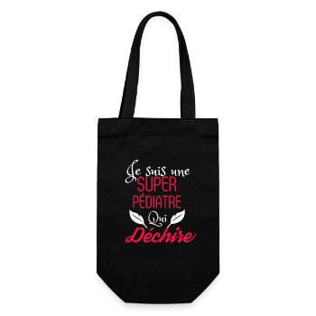 Super Pédiatre qui Déchire - Sac à bouteille - noir - Devant