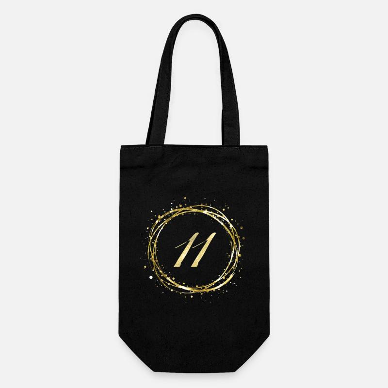 11 - Geschenkbeutel für Flaschen - Schwarz