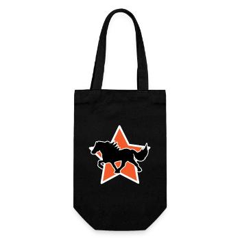 Haflinger Galopp Chevaux islandais Trot Étalon Chevaux - Sac à bouteille - noir - Devant