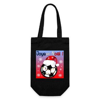 Joyeux Noël - FOOTBALL - HIVER FRANCE - Père Noël - Sac à bouteille - noir - Devant