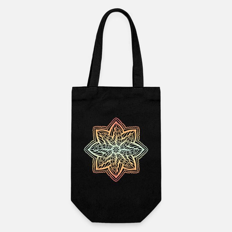 Mandala - Sac à bouteille - noir