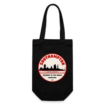 Southampton Gateway City Patch - Geschenkbeutel für Flaschen - Schwarz - Vorne
