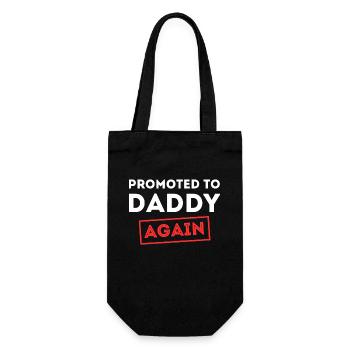 Père enceinte Famille Bonheur Parents Déclaration - Sac à bouteille - noir - Devant