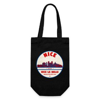 Nice La Belle Skyline - Gift Bag for Bottles - black - Front