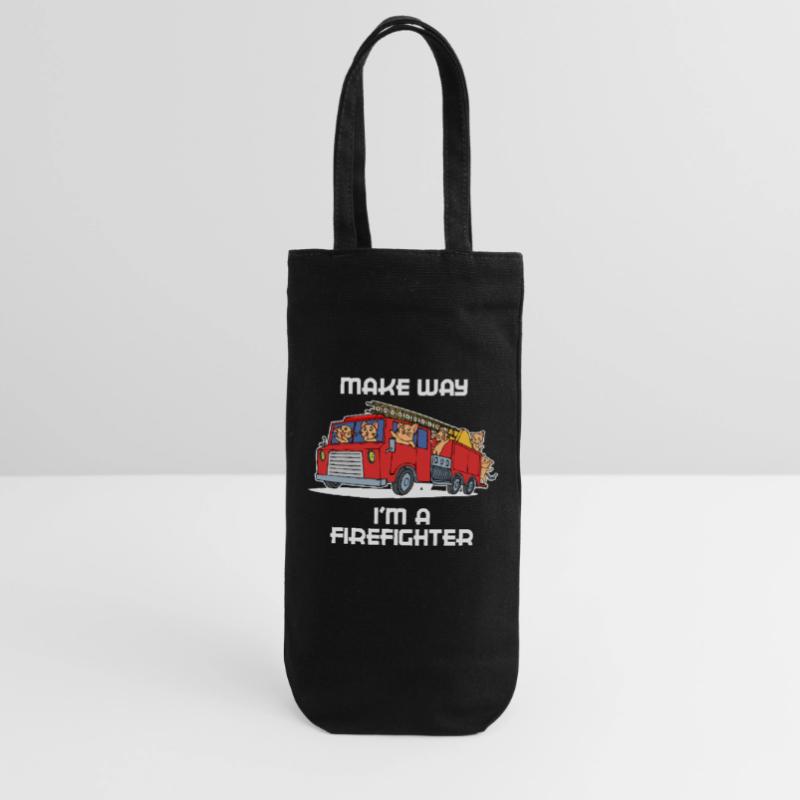 Fire Brigade Fire Engine Statement Professional Fire Brigade Gift Bag for Bottles