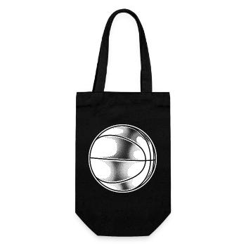 Basketball - Gift Bag for Bottles - black - Front