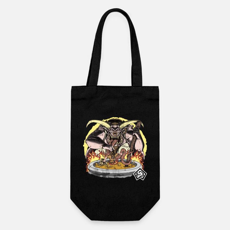 Cuisinier, cuisinier, chef, pot à soupe, l’enfer - Sac à bouteille - noir