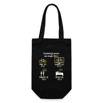 temp libre vélo cadeau vélo - Sac à bouteille - noir - Devant