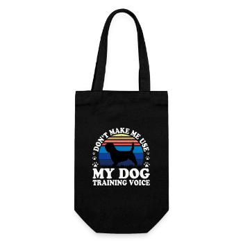 Basset Griffon Vend Grand Dog Silhouette Retro - Sac à bouteille - noir - Devant