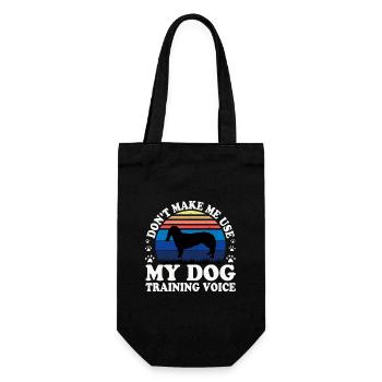 Basset Bleu De Gascogne Dog Silhouette Retro Sun - Sac à bouteille - noir - Devant