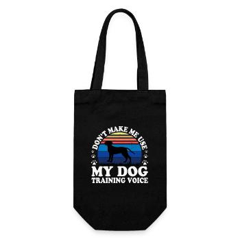 Bavarian untain Hound Dog Silhouette Retro Sun - Geschenkbeutel für Flaschen - Schwarz - Vorne