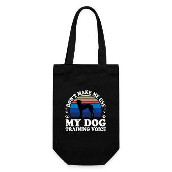 Blue Lacy Dog Lover Silhouette Vintage Sunset - Sac à bouteille - noir - Devant