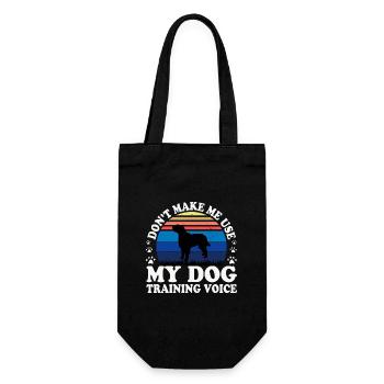 Briquet Griffon Vendeen Dog Silhouette Retro Sun - Sac à bouteille - noir - Devant