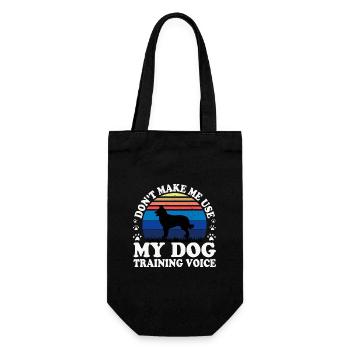 Chien de berger croate Amour Silhouette Rétro Coucher de soleil - Sac à bouteille - noir - Devant