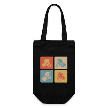 Cycling Road Bike Design - Gift Bag for Bottles - black - Front