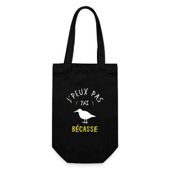 J'peux pas j'ai bécasse - Sac à bouteille - noir - Devant