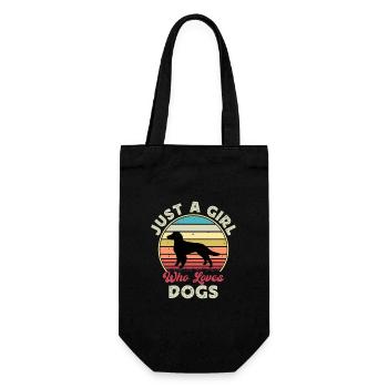Britanny Dog Lover Silhouette Vintage Sunset - Sac à bouteille - noir - Devant