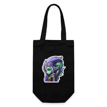 Elfe de la nuit - Sac à bouteille - noir - Devant