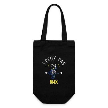 Je peux pas j'ai bmx - Sac à bouteille - noir - Devant