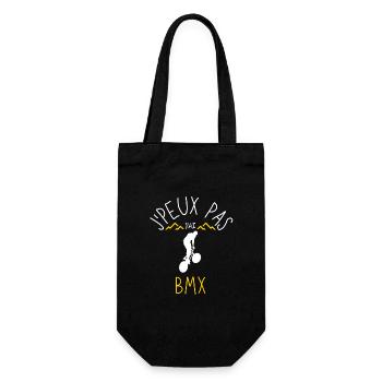 Je peux pas j'ai bmx - Sac à bouteille - noir - Devant